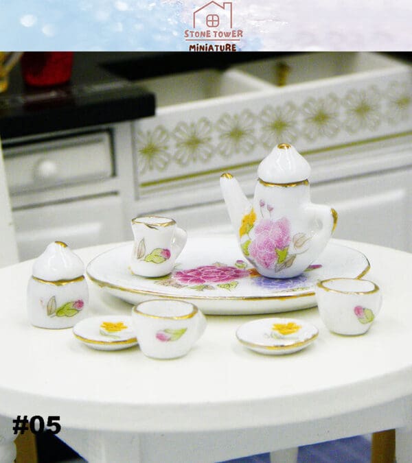 Dollhouse Ceramic Teaware Set