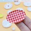 Miniature Cartoon Food Plates