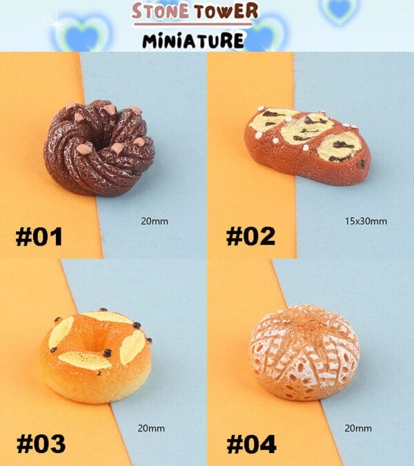 Miniature Sweet Bread Food