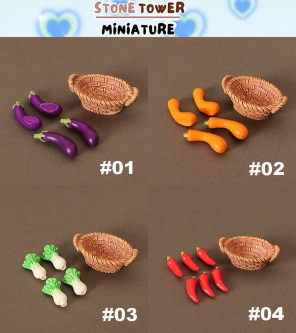 Miniature Fresh Vegetable Food