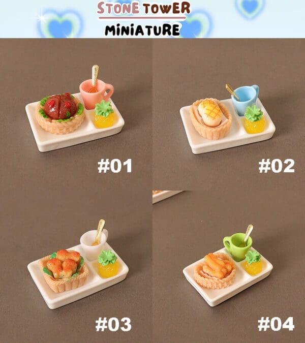 Miniature Breakfast Food