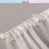 Miniature White Lace Curtains