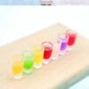 Colorful Dollhouse Drink Set