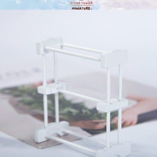 Miniature Wooden Towel Rack