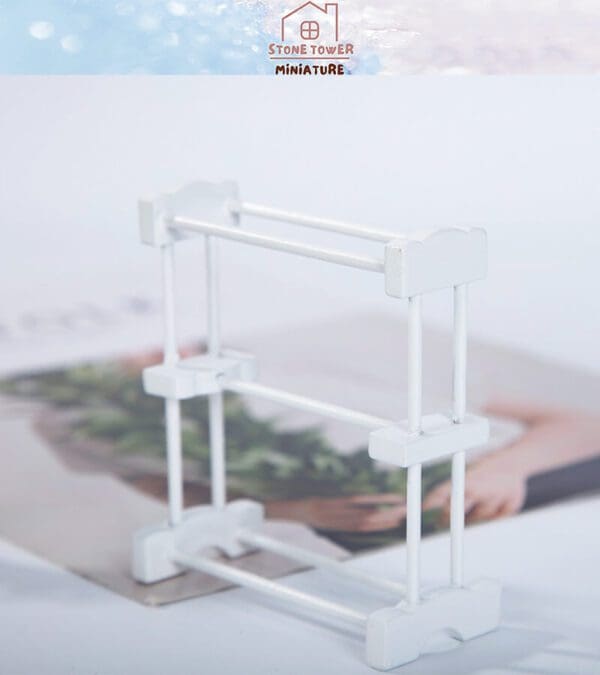 Miniature Wooden Towel Rack