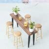 Miniature Wooden Bar Table