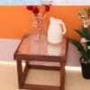 Miniature Wooden Striped Table