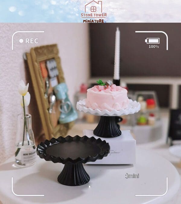 Miniature Cake Rotating Plate