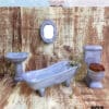 Dollhouse Ceramic Bathroom Model