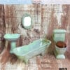 Dollhouse Ceramic Bathroom Model