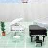 Dollhouse Wooden Grand Piano