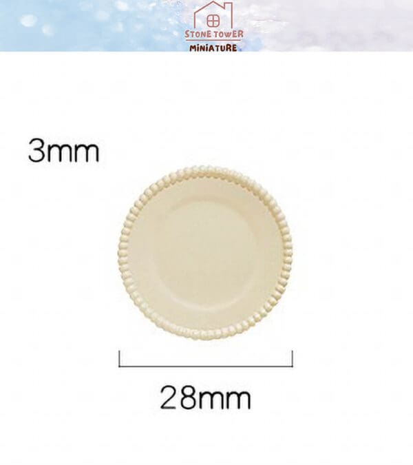 Miniature Round Plate