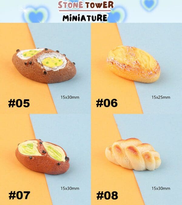 Miniature Sweet Bread Food