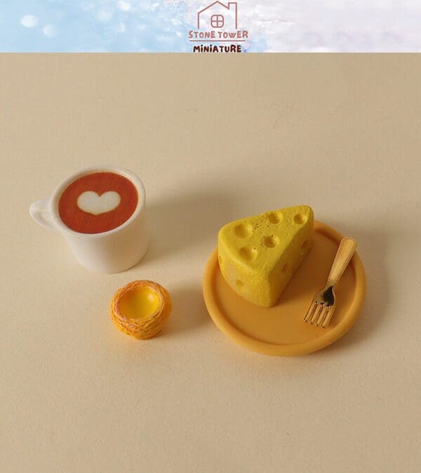 Miniature Cheese Set Food