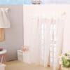 Miniature White Lace Curtains