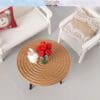 Miniature Round Wooden Table