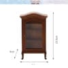 Miniature Wood Display Cabinet