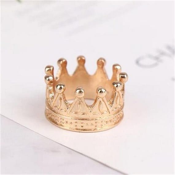 4PCS Miniature Gold Crown