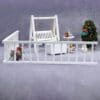 Miniature Wooden White Railing