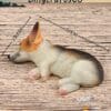 Miniature Sleeping Welsh Corgi