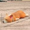 Miniature Sleeping Welsh Corgi