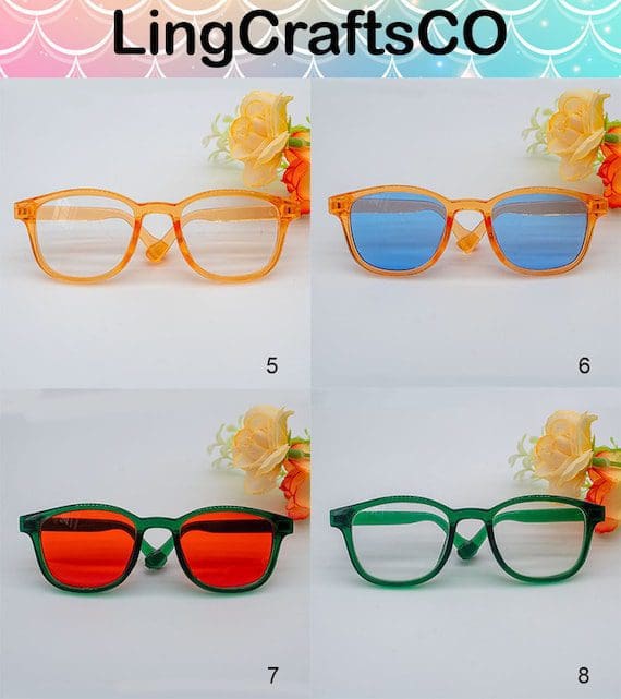 9.5cm Wide Cotton Doll Glasses