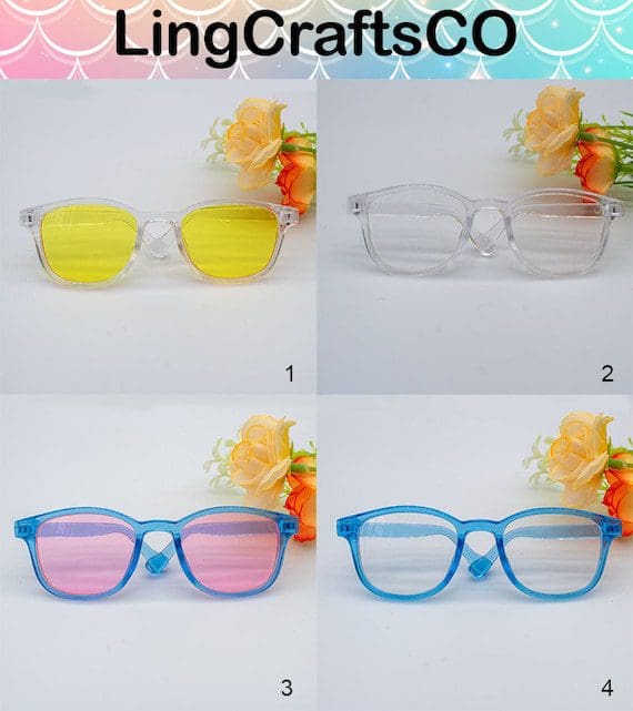 9.5cm Wide Cotton Doll Glasses