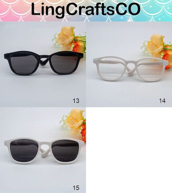 9.5cm Wide Cotton Doll Glasses