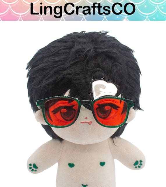 9.5cm Wide Cotton Doll Glasses