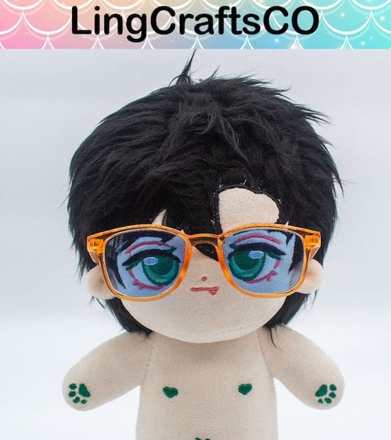 9.5cm Wide Cotton Doll Glasses