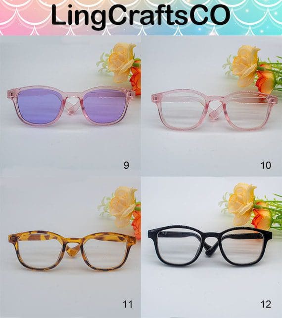 9.5cm Wide Cotton Doll Glasses