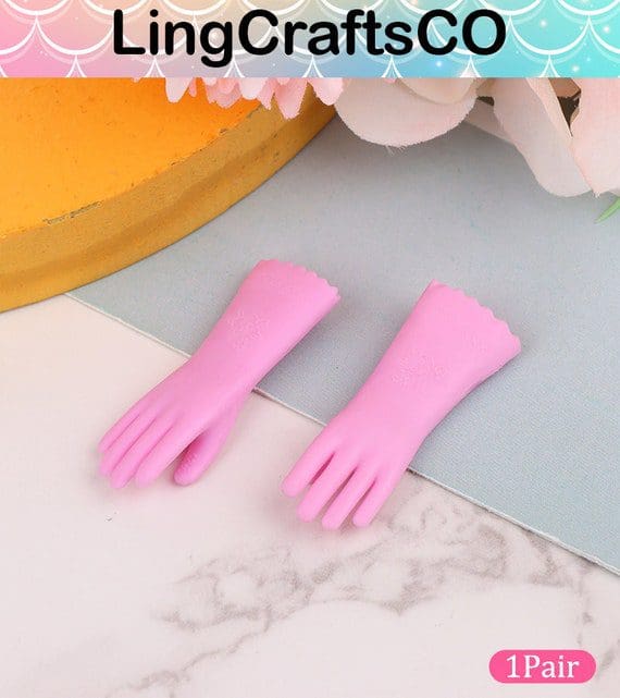 Dollhouse Kitchen Cleaning Gloves