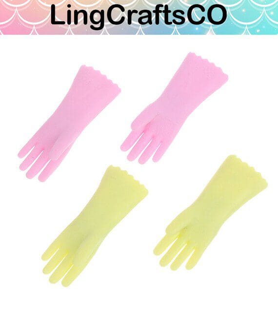 Dollhouse Kitchen Cleaning Gloves