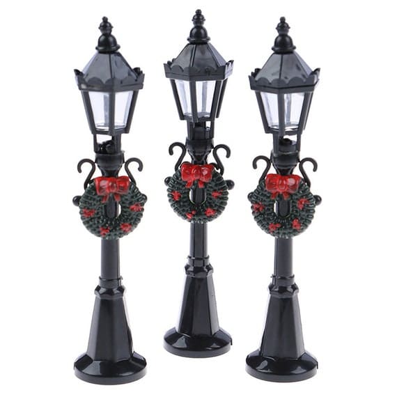 Miniature Streetlight Decor