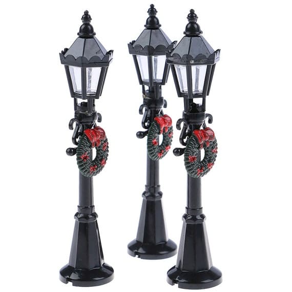 Miniature Streetlight Decor