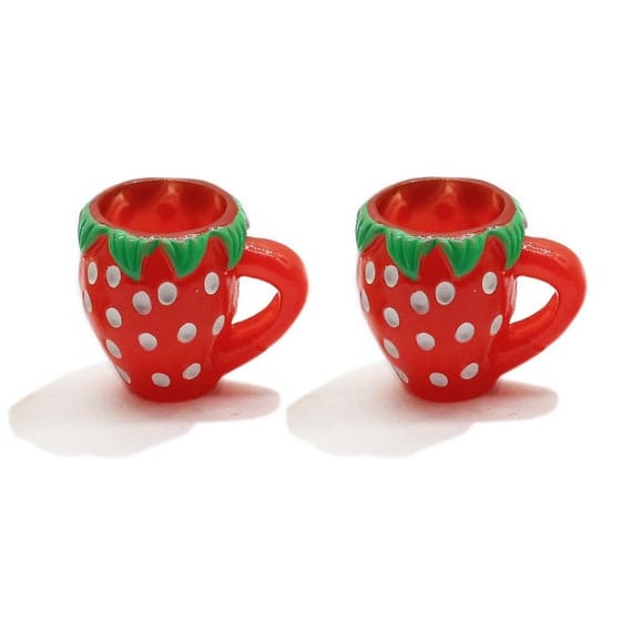 Miniature Strawberry Water Cup