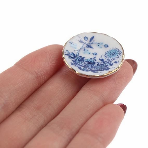 Miniature Porcelain Tea Cup Set