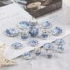 Miniature Porcelain Tea Cup Set