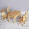 Miniature Wooden Dining Chair