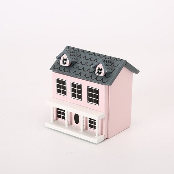 Miniature Wooden House Model