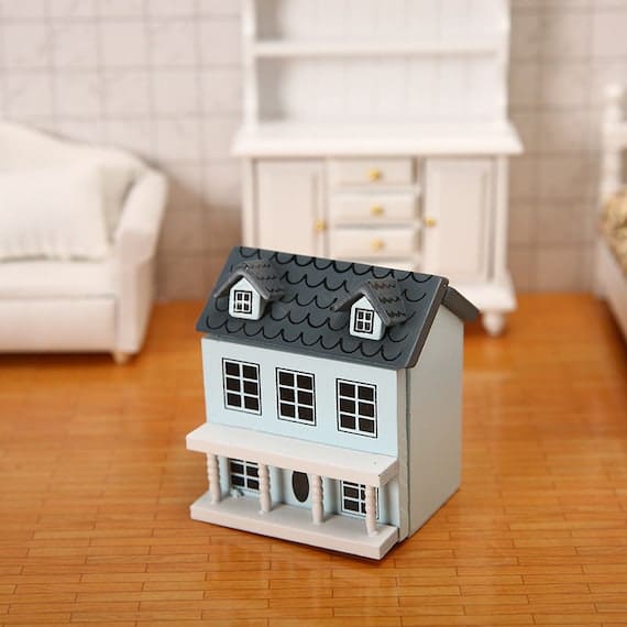 Miniature Wooden House Model