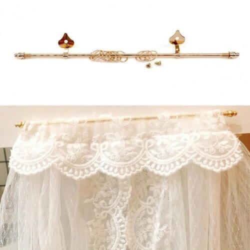 Miniature Gold Curtain Rod