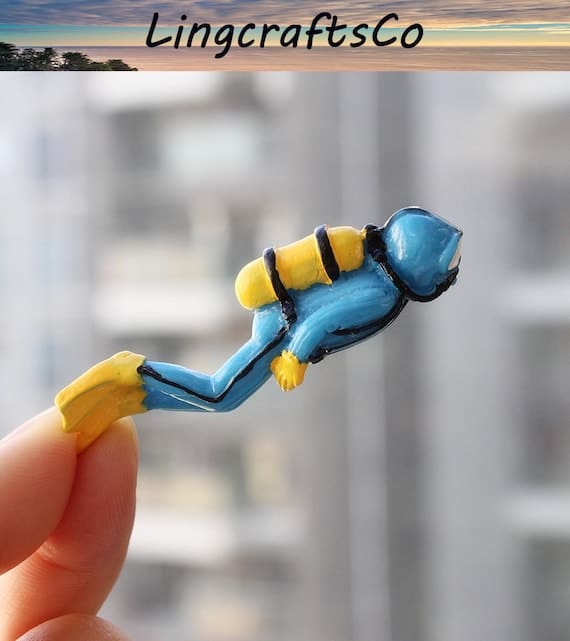 Miniature Diver Figurines