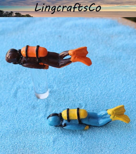 Miniature Diver Figurines