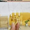 Dollhouse Miniature Candlesticks