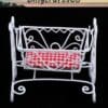 Dollhouse Metal Baby Cradle