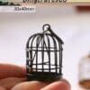 Dollhouse Miniature Bird Cage