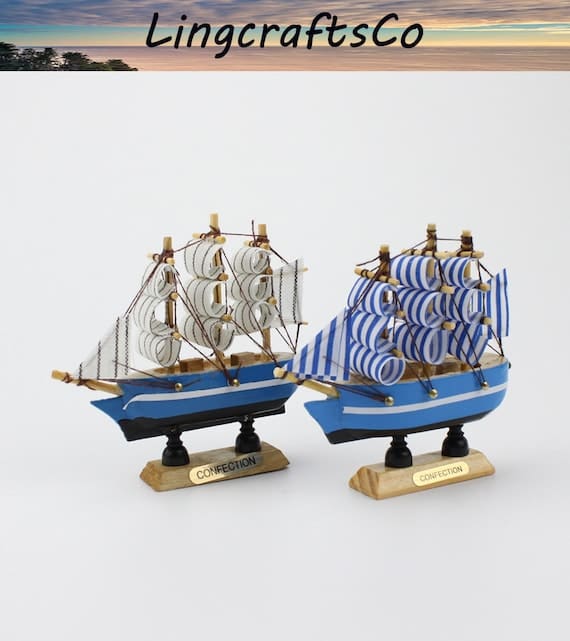 Miniature Marine Nautical Sailboat