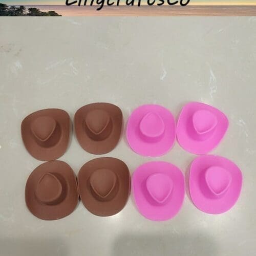 10Pcs Dollhouse Cowboy Hat Set