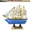 Miniature Marine Nautical Sailboat